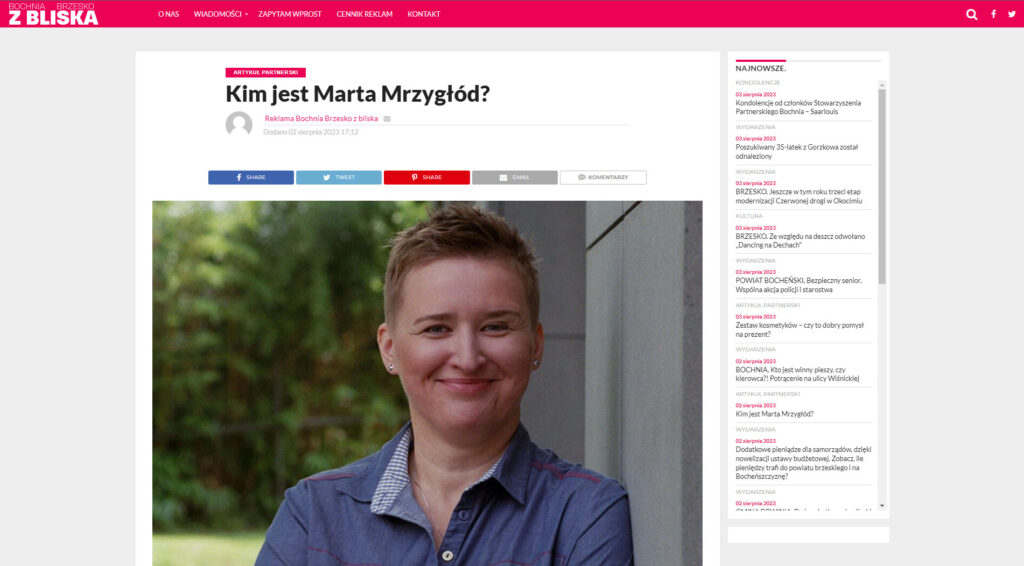 Kim Jest Marta Mrzygłód