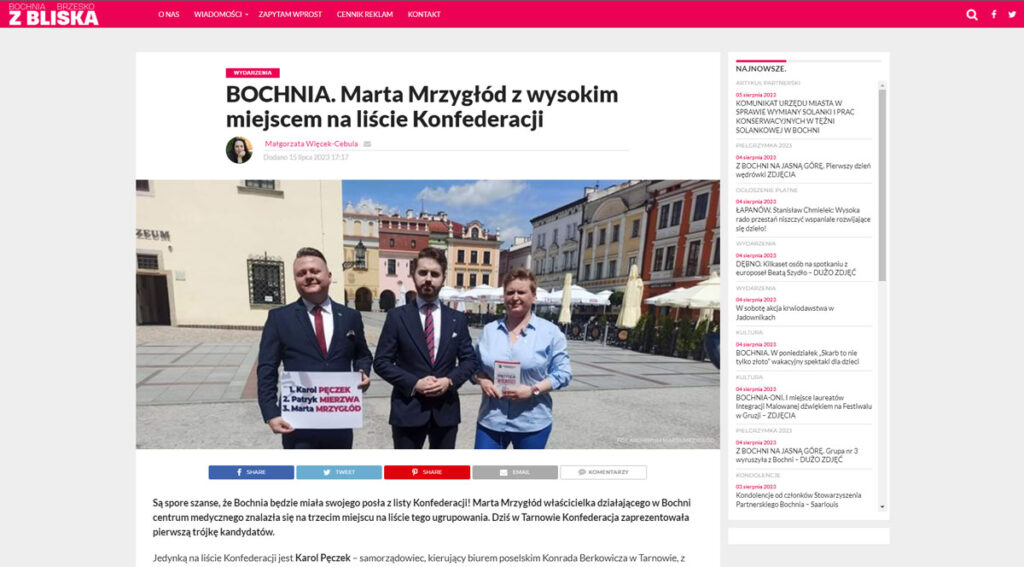 Bochnia Z Bliska Wysoka Pozycja