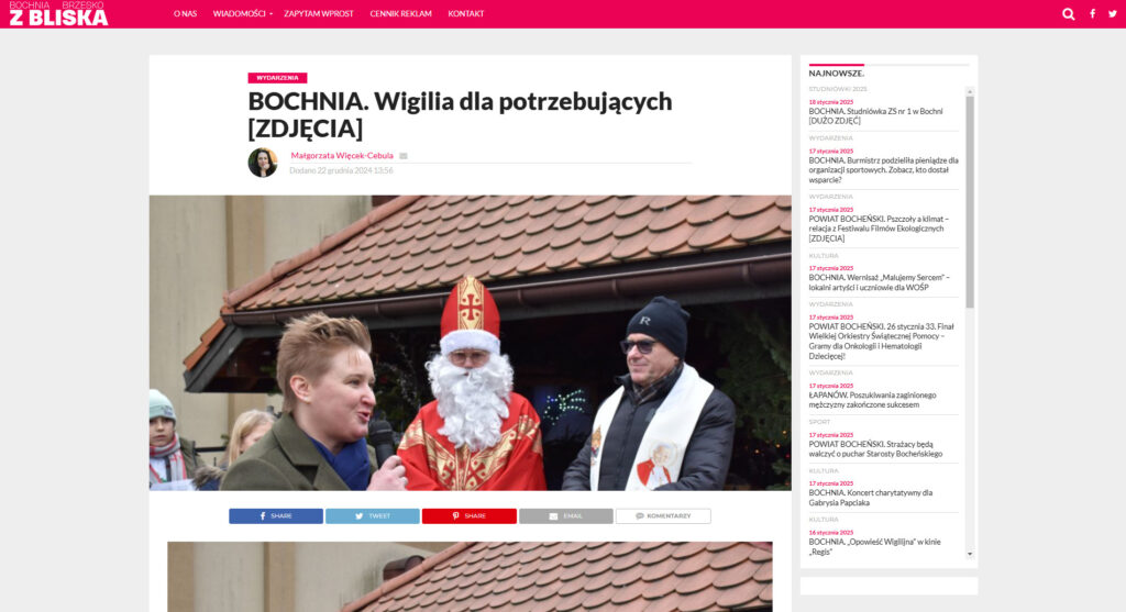 Iii Wigilia Dla Potrzebujacych