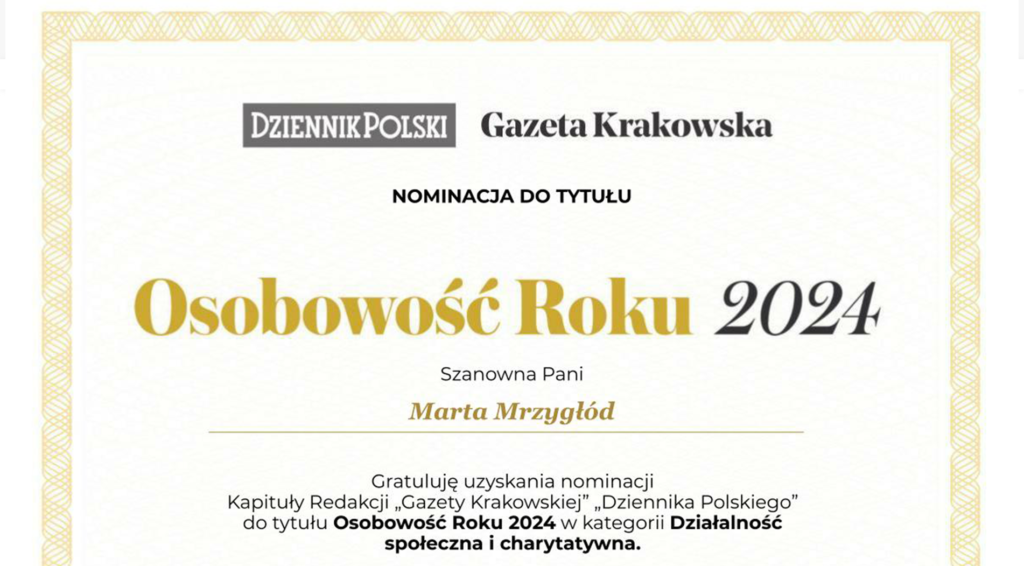 Osobowosc Roku Gazety Krakowskiej